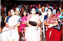 Smt Mandlecha, Smt Tonpe, Smt Hatangadi during our annual day
