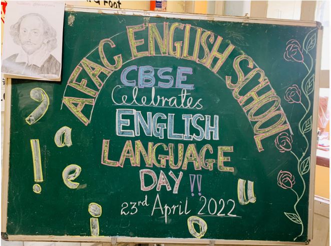 23rd April English Language Day Celibration 2